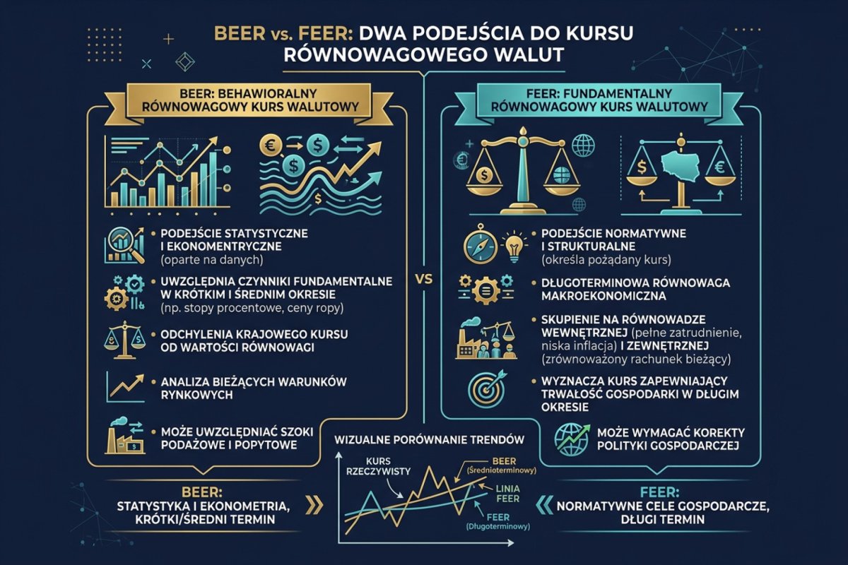 BEER vs. FEER — dwa podejścia do kursu równowagowego walut