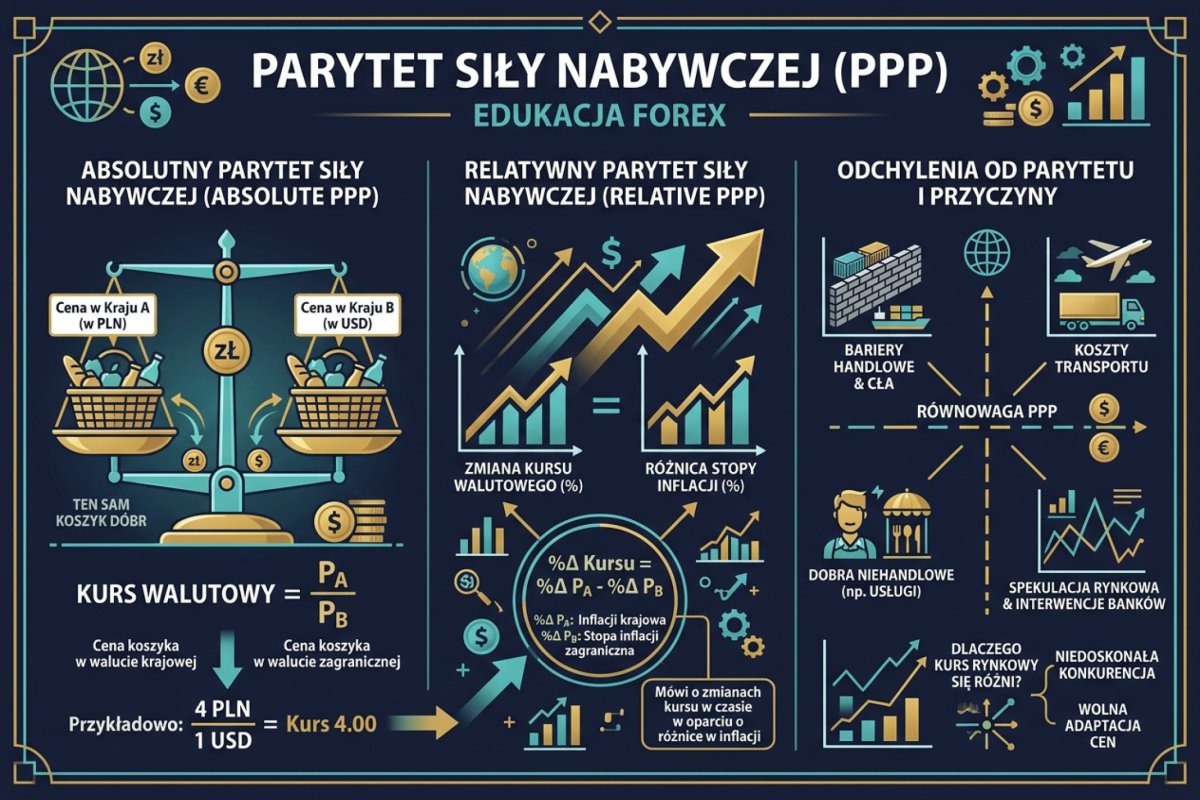 Parytet siły nabywczej — absolutny vs. relatywny PPP i odchylenia od parytetu