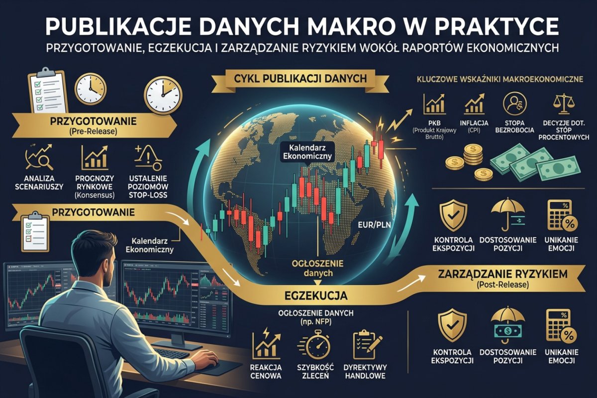 Publikacje danych makro w praktyce — przygotowanie, egzekucja i zarządzanie ryzykiem wokół raportów ekonomicznych