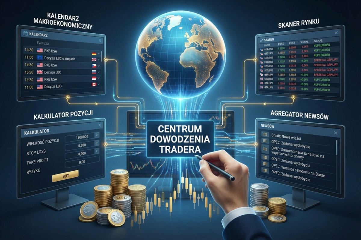 Kalendarze makroekonomiczne, skanery rynku, kalkulatory pozycji i agregatory newsowe - narzędzia codziennej pracy tradera Forex