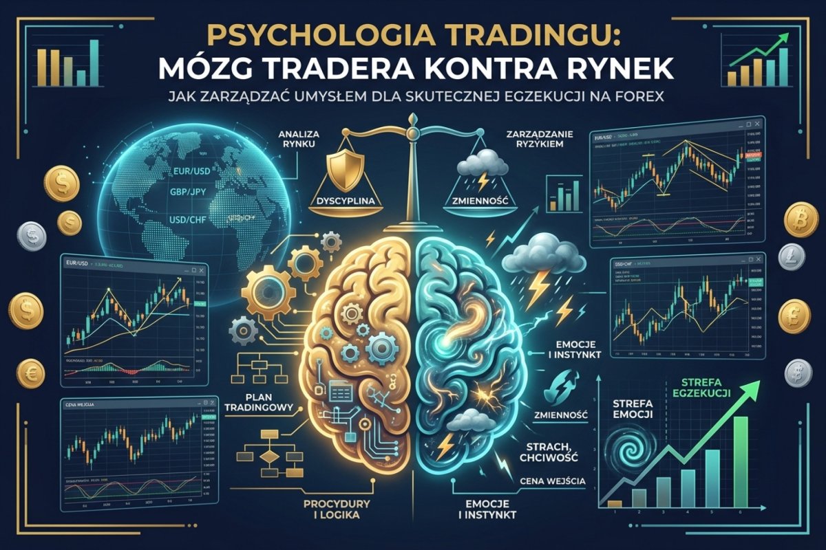 Psychologia tradingu — mózg tradera kontra rynek, emocje, procedury i egzekucja na Forex
