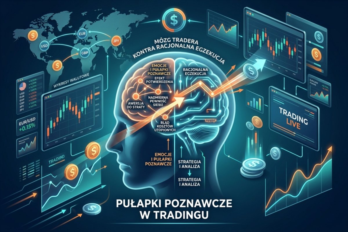 Pułapki poznawcze w tradingu — mózg tradera kontra racjonalna egzekucja na rynku Forex