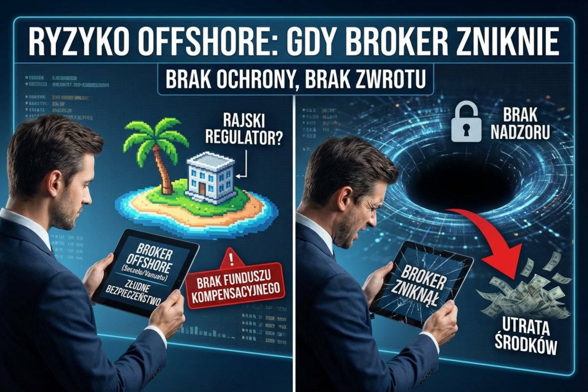 Ryzyko offshore — co się dzieje, gdy broker z Seszeli lub Vanuatu znika: brak funduszu kompensacyjnego, brak nadzoru