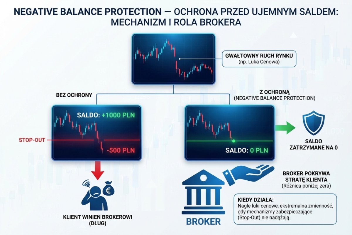 Negative Balance Protection — jak działa mechanizm ochrony przed ujemnym saldem i kiedy broker pokrywa stratę klienta