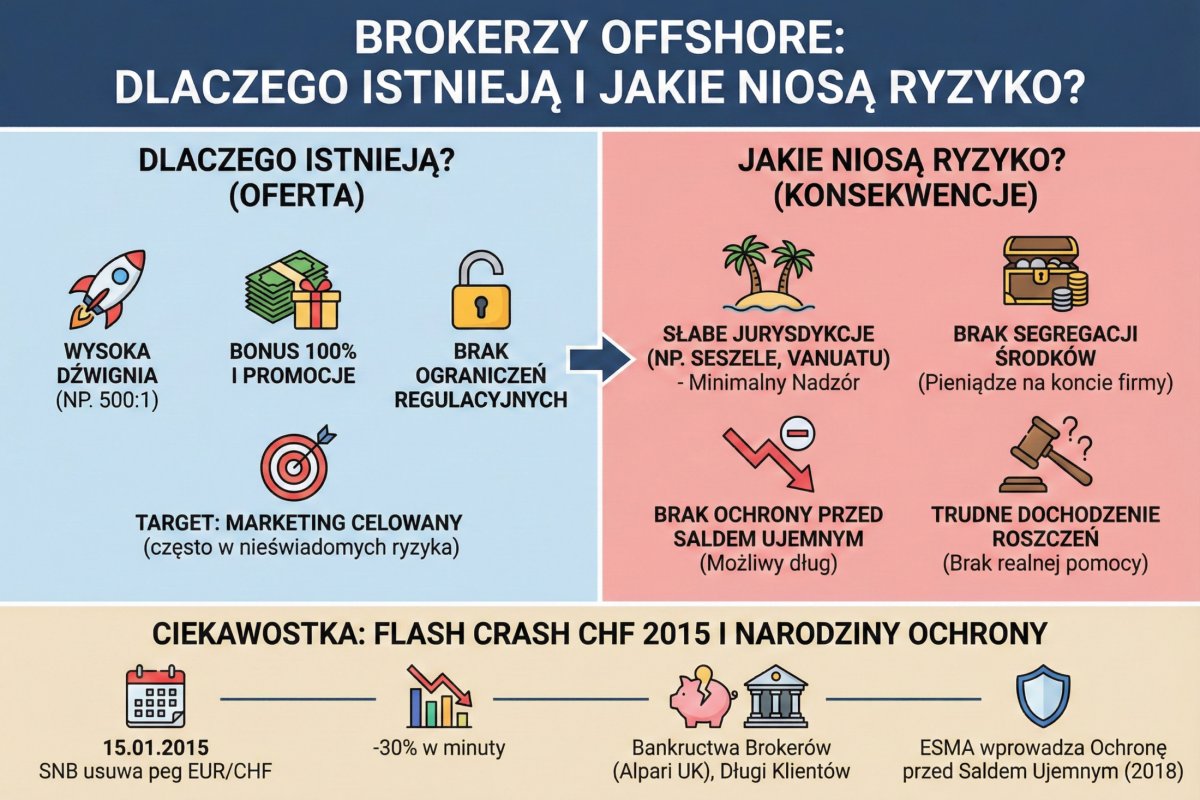 Brokerzy offshore — dlaczego istnieją i jakie niosą ryzyko