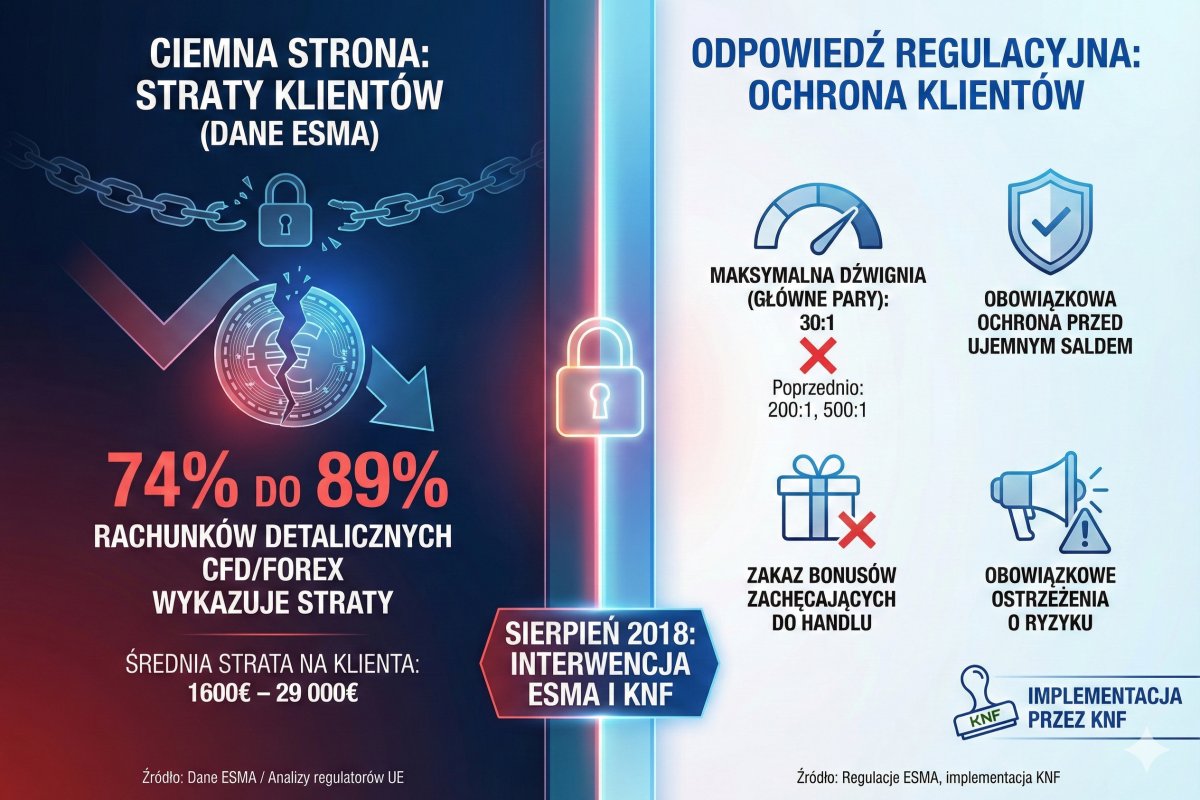 Ochrona klientów Forex - Implementacja ESMA i KNF