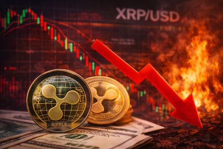 Kurs Ripple XRP łamie kluczowe wsparcia, a inwestorzy uciekają od ryzyka