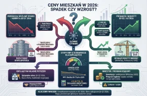 Czy ceny mieszkań w 2026 spadną, czy wzrosną? Prognozy banków, stopy NBP i realne scenariusze dla kupujących