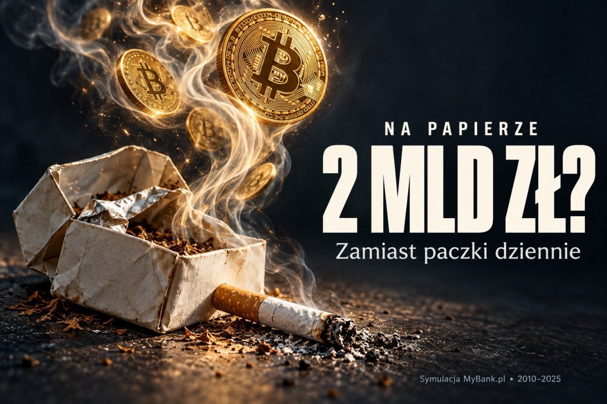 Zamiast papierosów — Bitcoin i akcje. Na papierze wyszło ponad 2 mld zł