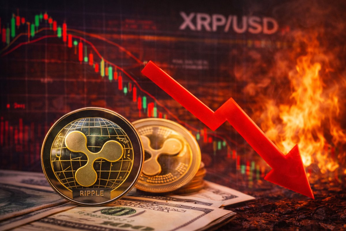 Kurs Ripple XRP łamie kluczowe wsparcia, a inwestorzy uciekają od ryzyka